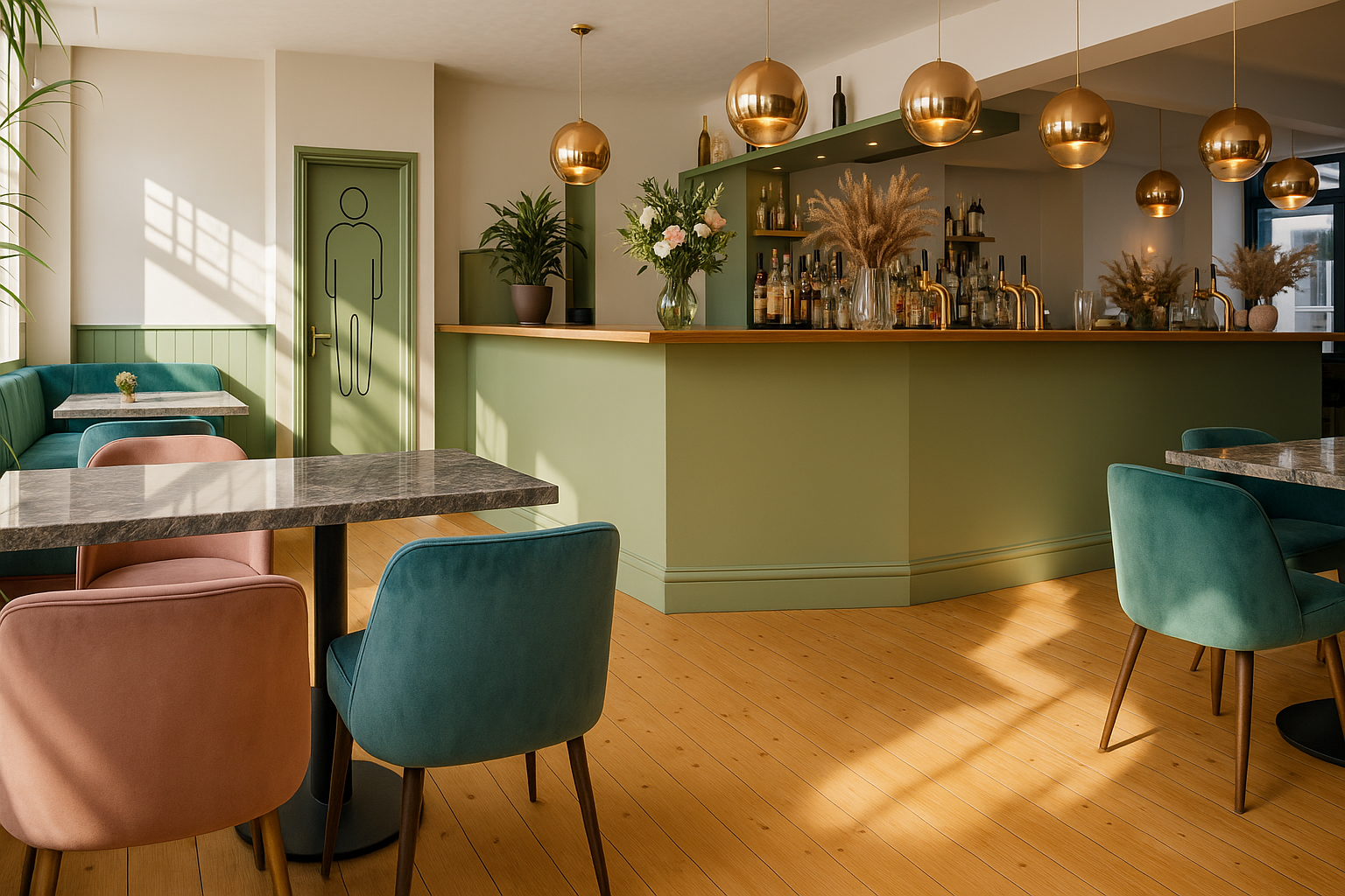 The Castle Bar restaurant atmosphere